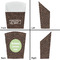 Coffee Addict French Fry Favor Box - Front & Back View