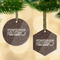 Coffee Addict Frosted Glass Ornament - MAIN PARENT