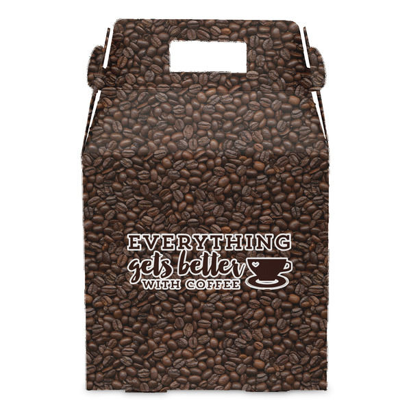 Coffee Addict Gable Favor Box - Front