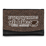 Coffee Addict Genuine Leather Women's Wallet - Small