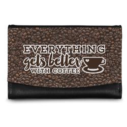 Coffee Addict Genuine Leather Women's Wallet - Small