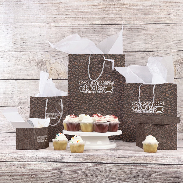 Coffee Addict Gift Bags - In Context