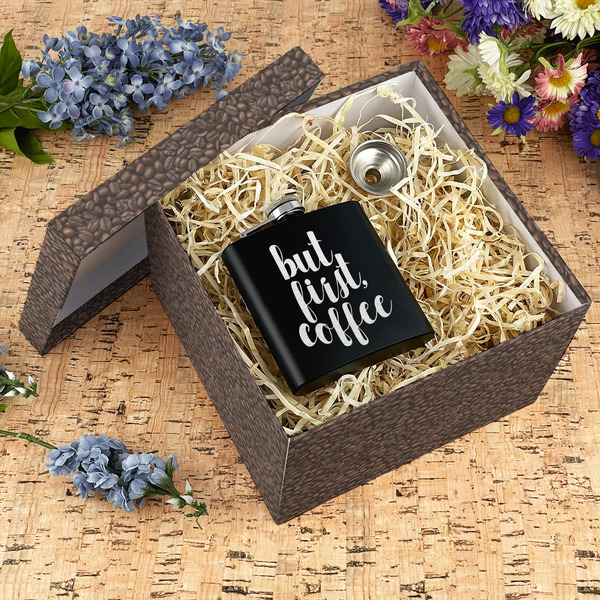 Coffee Addict Gift Boxes with Lid - Canvas Wrapped - X-Large - In Context