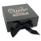 Coffee Addict Gift Boxes with Magnetic Lid - Black - Front (angle)