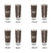 Coffee Addict Glass Shot Glass - 2 oz - Set of 4 - APPROVAL