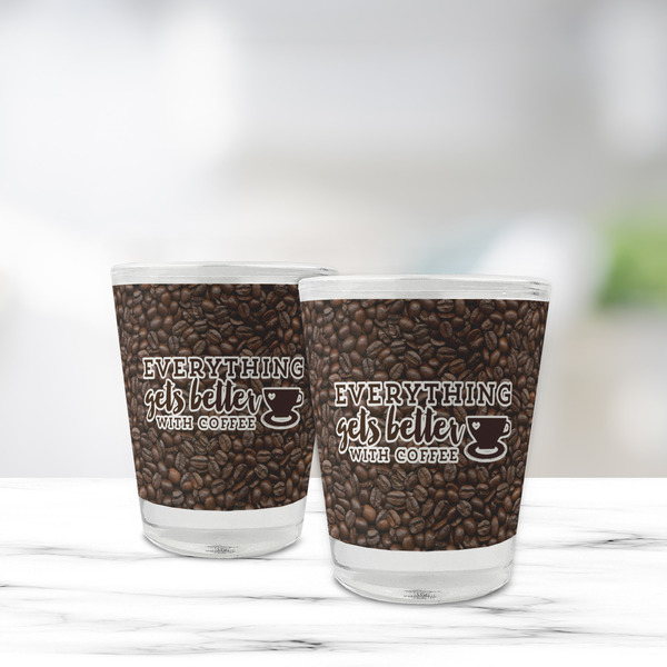 Coffee Addict Glass Shot Glass - Standard - LIFESTYLE