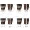 Coffee Addict Glass Shot Glass - Standard - Set of 4 - APPROVAL