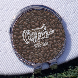 Coffee Addict Golf Ball Marker - Hat Clip