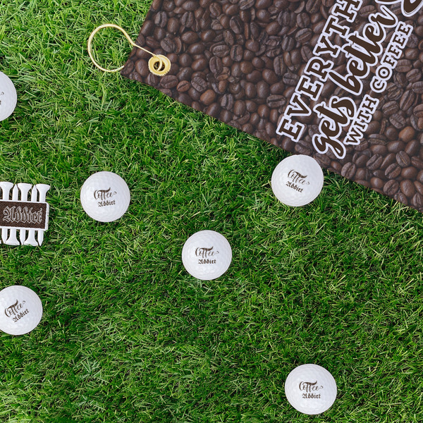 Coffee Addict Golf Balls - Generic - Set of 12 - LIFESTYLE