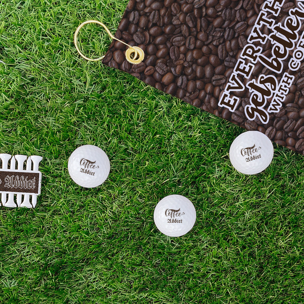 Coffee Addict Golf Balls - Generic - Set of 3 - LIFESTYLE