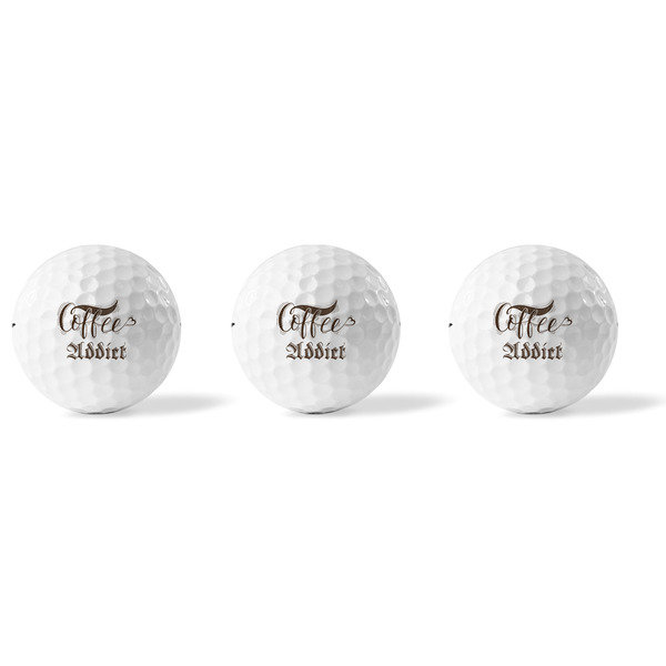 Coffee Addict Golf Balls - Titleist - Set of 3 - APPROVAL