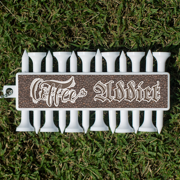 Custom Coffee Addict Golf Tees & Ball Markers Set (Personalized)