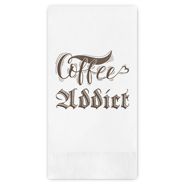 Custom Coffee Addict Guest Towels - Full Color