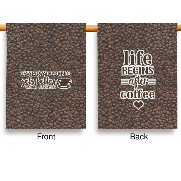 Coffee Addict House Flags - Double Sided - APPROVAL