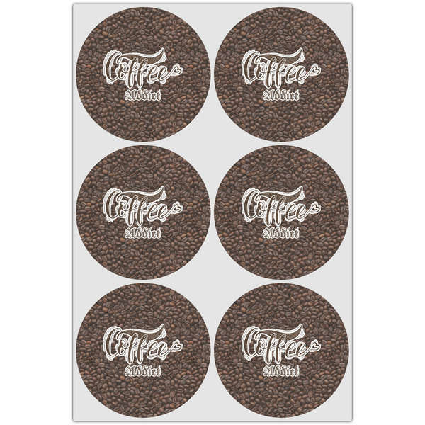 Coffee Addict Icing Circle - Large - Set of 6