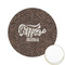 Coffee Addict Printed Cookie Topper - 2.15"