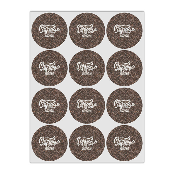 Coffee Addict Icing Circle - Small - Set of 12