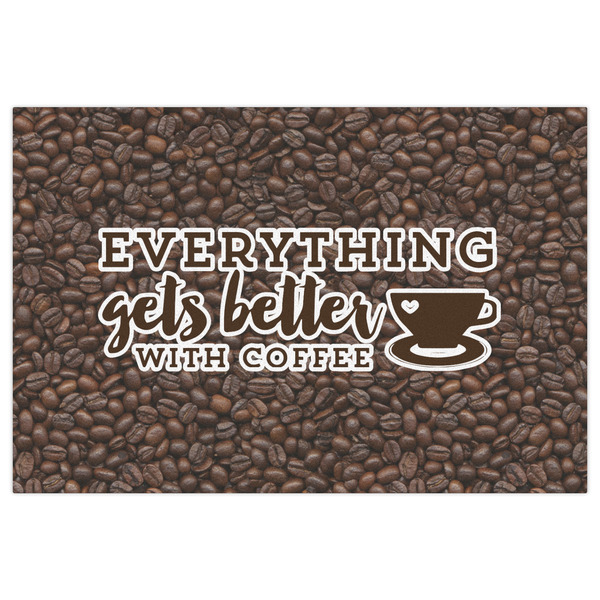 Coffee Addict Indoor / Outdoor Rug - 2'x3' - Front Flat