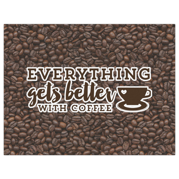 Coffee Addict Indoor / Outdoor Rug - 6'x8' - Front Flat
