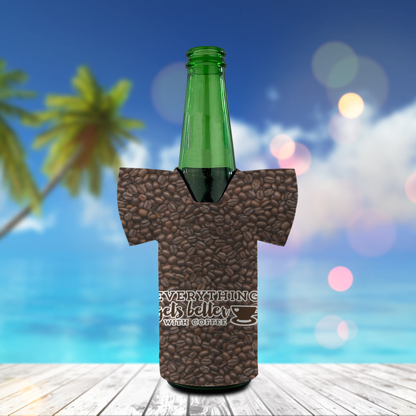 Coffee Addict Jersey Bottle Cooler - LIFESTYLE