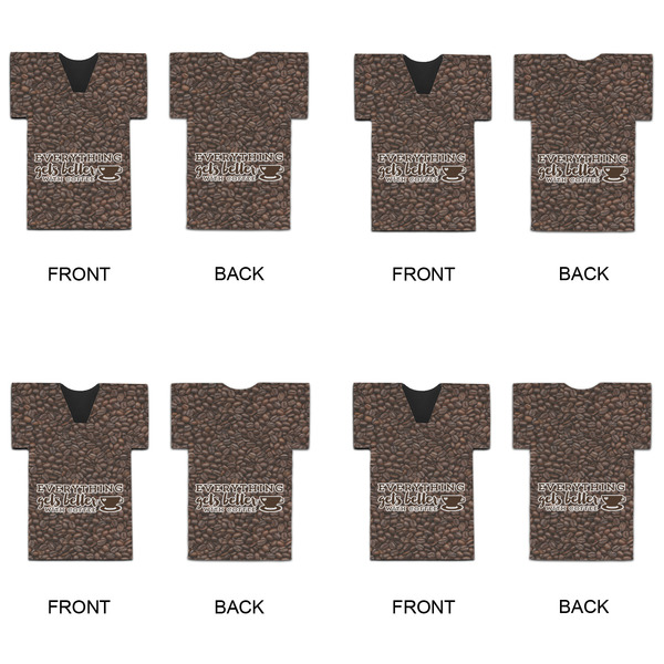 Coffee Addict Jersey Bottle Cooler - Set of 4 - APPROVAL