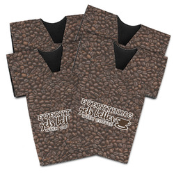 Coffee Addict Jersey Bottle Cooler - Set of 4