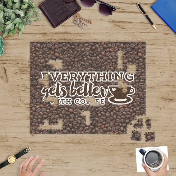 Coffee Addict Jigsaw Puzzle 500 Piece - In Context