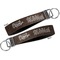 Coffee Addict Key-chain - Metal and Nylon - Front and Back