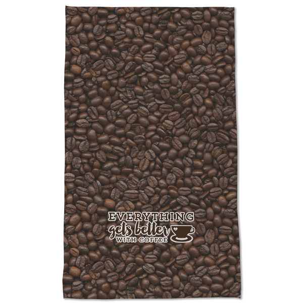 Coffee Addict Kitchen Towel - Poly Cotton - Full Front