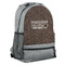 Coffee Addict Large Backpack - Gray - Angled View