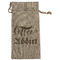 Coffee Addict Large Burlap Gift Bags - Front
