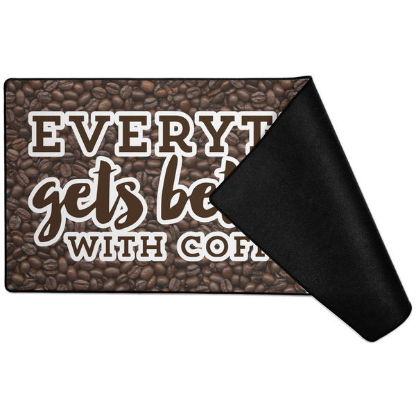 Coffee Addict Large Gaming Mats - FRONT W/ FOLD