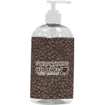 Coffee Addict Plastic Soap / Lotion Dispenser (16 oz - Large - White)