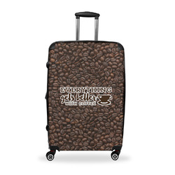 Coffee Addict Suitcase - 28" Large - Checked