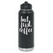 Coffee Addict Laser Engraved Water Bottles - Front View
