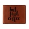 Coffee Addict Leather Bifold Wallet - Single