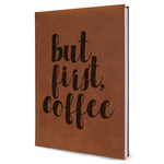 Coffee Addict Leather Sketchbook