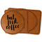 Coffee Addict Leatherette Patches - MAIN PARENT