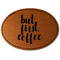 Coffee Addict Leatherette Patches - Oval