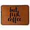Coffee Addict Leatherette Patches - Rectangle