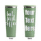 Coffee Addict Light Green RTIC Everyday Tumbler - 28 oz. - Front and Back