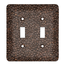Coffee Addict Light Switch Cover (2 Toggle Plate)