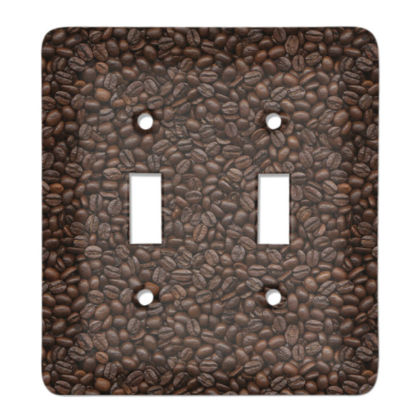 Custom Coffee Addict Light Switch Cover (2 Toggle Plate)