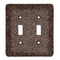Coffee Addict 2 Light Switch Cover (2 Toggle Plate)