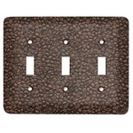 Coffee Addict Light Switch Cover (3 Toggle Plate)