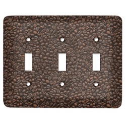 Coffee Addict Light Switch Cover (3 Toggle Plate) (Personalized)