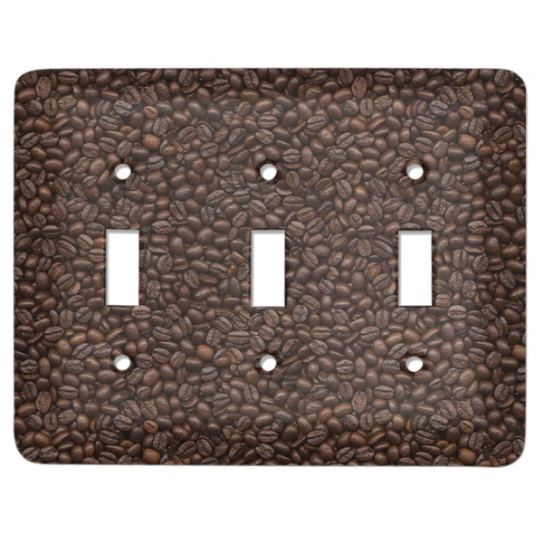 Custom Coffee Addict Light Switch Cover (3 Toggle Plate)