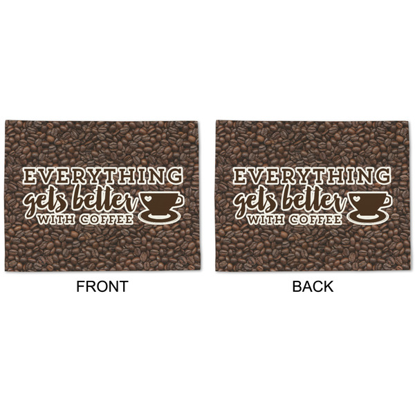 Coffee Addict Linen Placemat - APPROVAL (double sided)