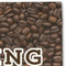 Coffee Addict Linen Placemat - DETAIL