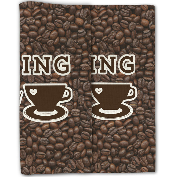 Coffee Addict Linen Placemat - Folded Half (double sided)